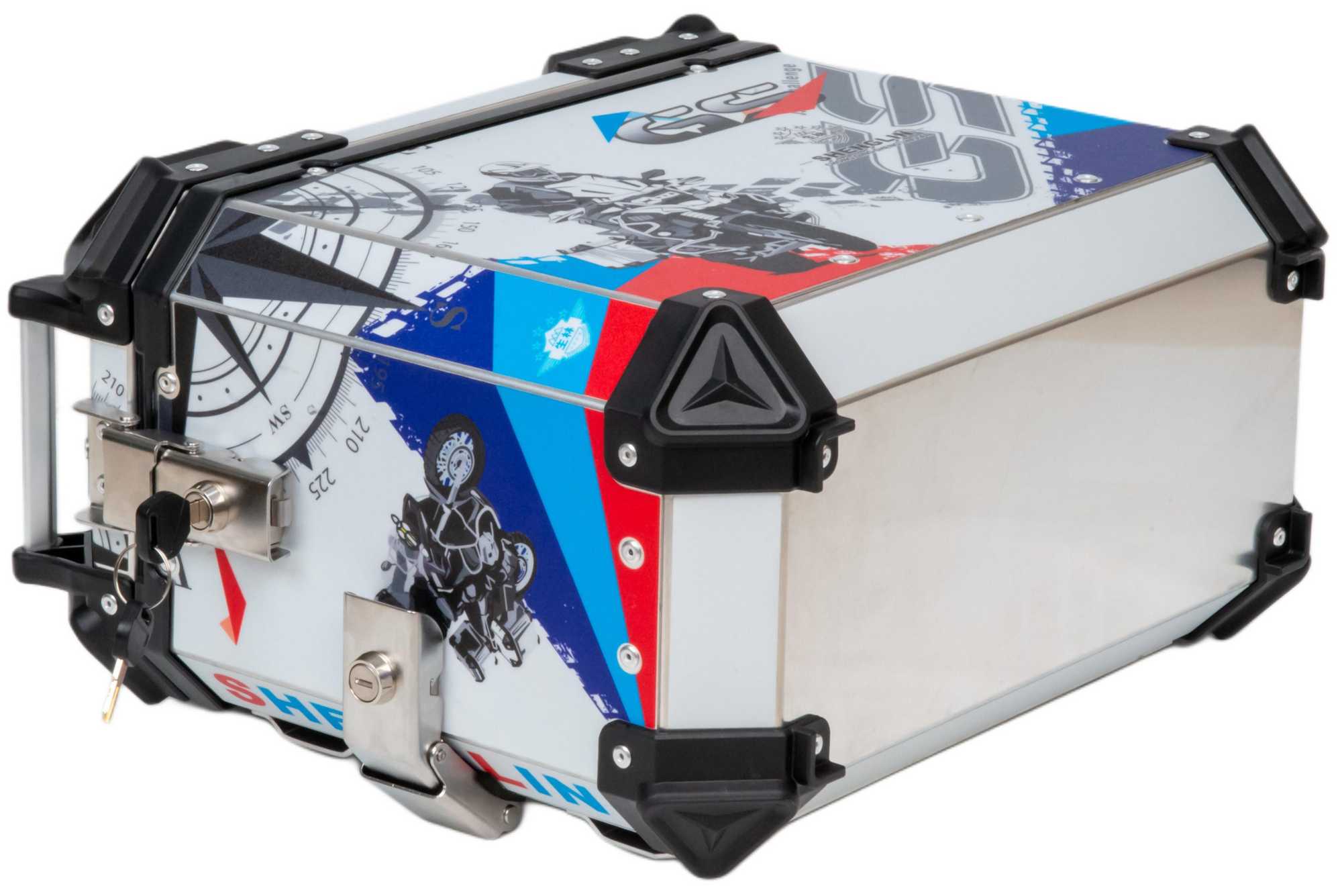 Кофр. боковые 74л (алюминий)